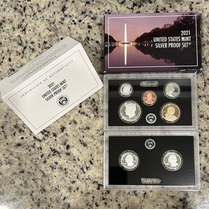 2021 United States Mint Silver Proof Set